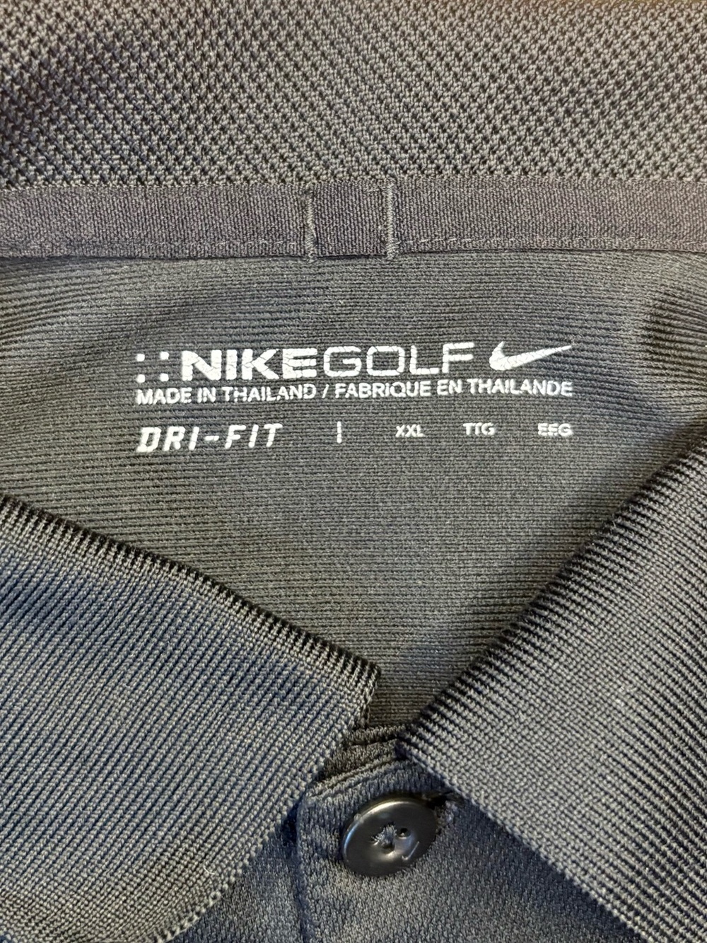 Nike Men's Black Golf Polo with Embroidered Mickey Golfer - Picture 2 of 7